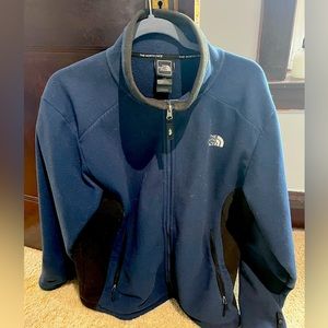 The North Face Men's fleece zip up jacket liner, medium